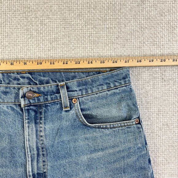 Vintage Levi's 512 Jeans Men's 36x30 (Actual 34x29) Slim Tapered Blue Denim USA - Picture 8 of 14
